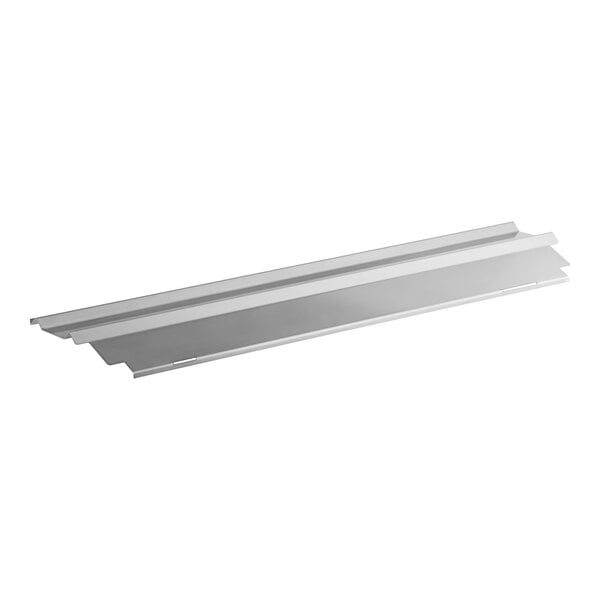 A silver metal baffle for a Hoshizaki ice bin.