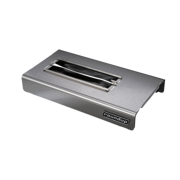 A silver rectangular metal Antunes Damper Assy with two black handles.