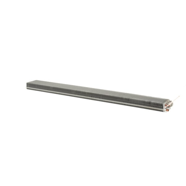 A long rectangular True Refrigeration evaporator coil with wires.