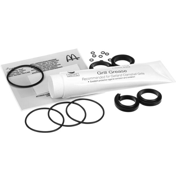 A kit with split Viton platen gaskets.