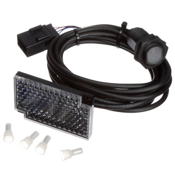 A black cable with wires and a clear plastic cover for a Ready Access Electric Eye Sensor Kit.