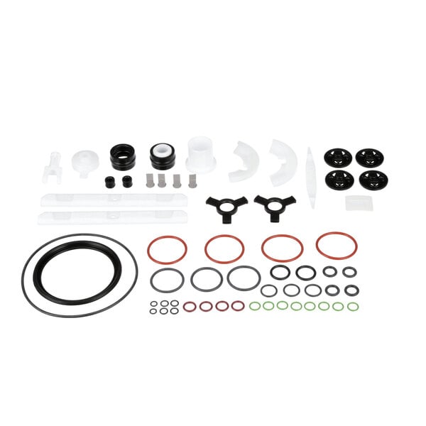 A Taylor X49463-94 Tune Up Kit for a commercial ice cream freezer with a variety of rubber parts.
