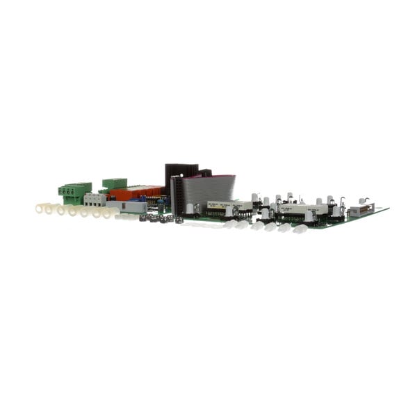 An Irinox control board for commercial refrigeration with a power supply and a fan.