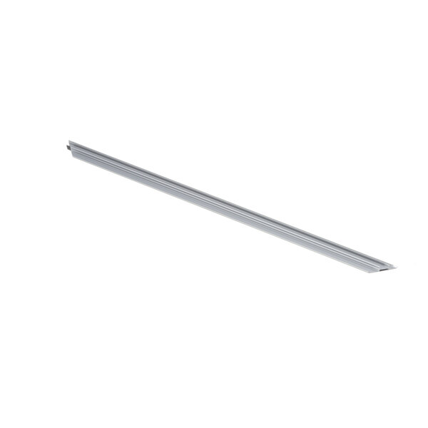 A long metal rod with a white background.