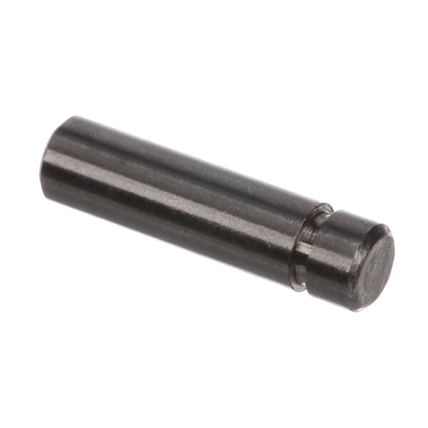 A black metal dowel with a round cap.