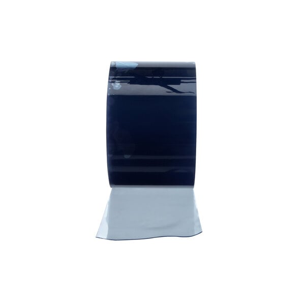 A black rectangular roll of Kason strip curtain mat on a white background.