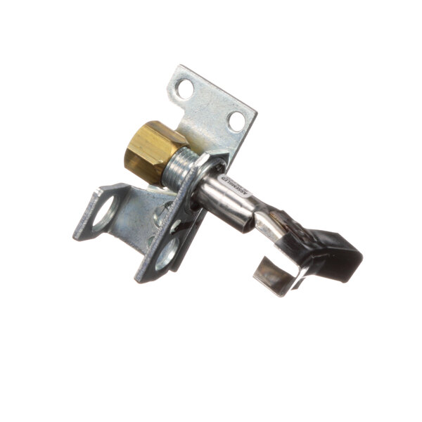 A metal Omcan Pilot Assy with a screw on a white background.