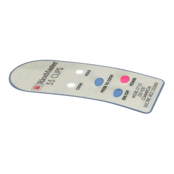 The white and blue Town Control Housing label with buttons.