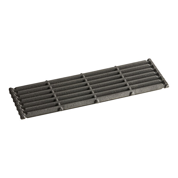 A black rectangular Vollrath grate with four rows of bars.