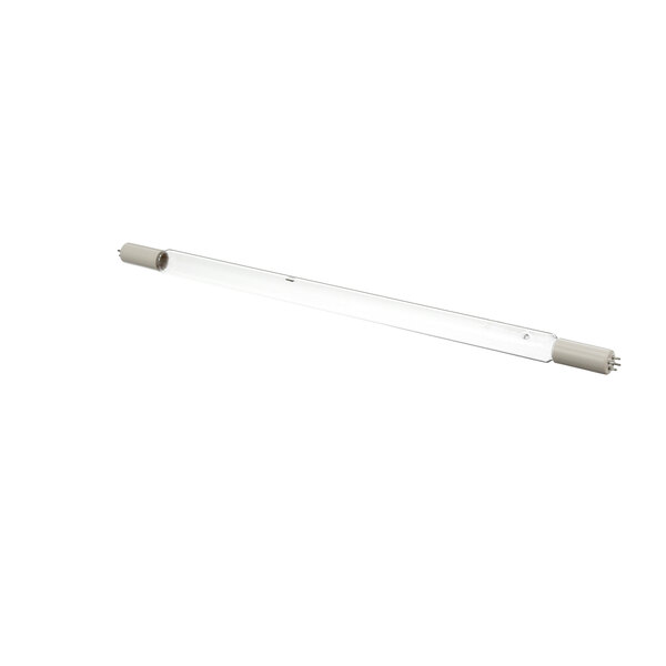 An Avtec white lamp fixture with a long white tube