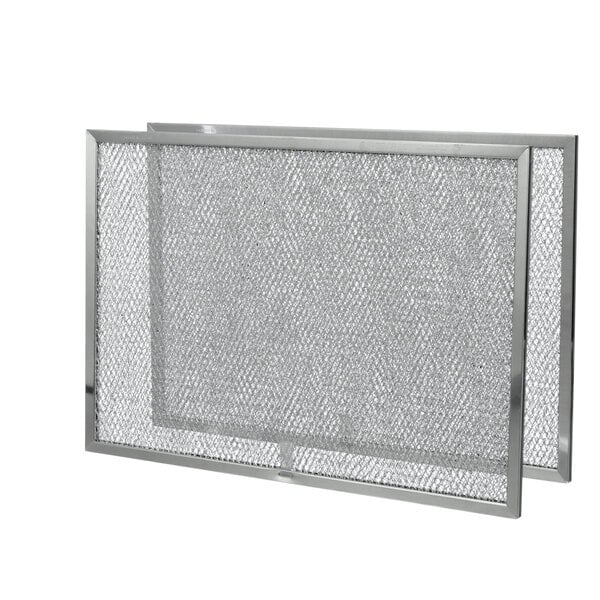 A close-up of a stainless steel mesh screen.