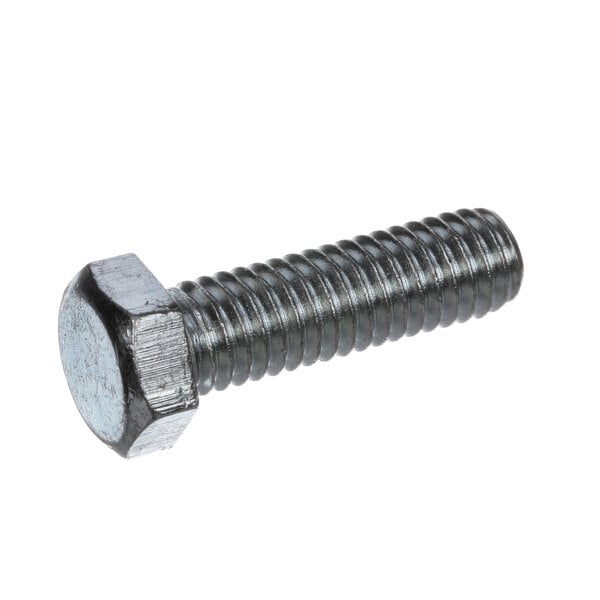 A close-up of a Hobart SC-118-09 hex head screw.