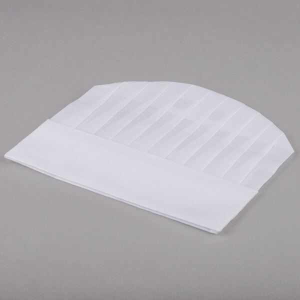Classic Paper Chef Hats White Disposable Adjustable 11.5" High Size Choose Qty 