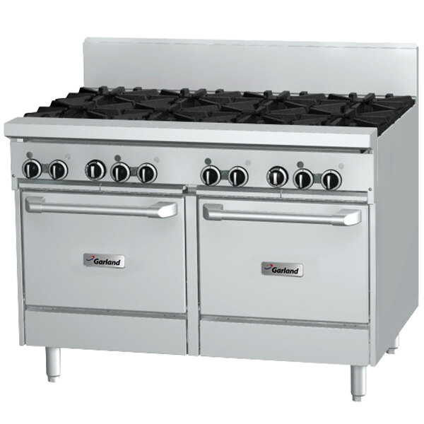 Garland Gf48 8ll Liquid Propane 8 Burner 48 Range With Flame