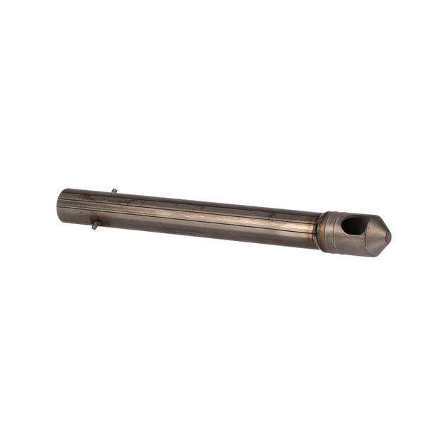 A metal tube with a small hole in it.