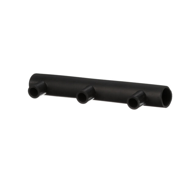 A black Hoshizaki distributor hose with three holes.