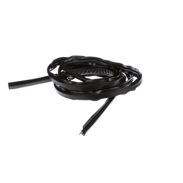 A black rubber strip for a Polar King door on a white background.