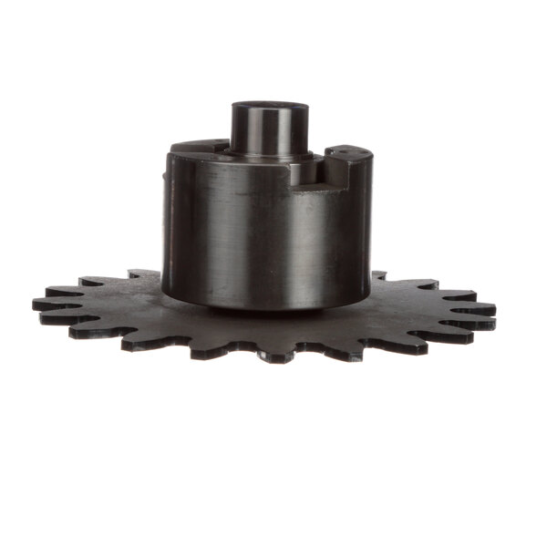 A black metal Hardt socket head assembly on a white background.