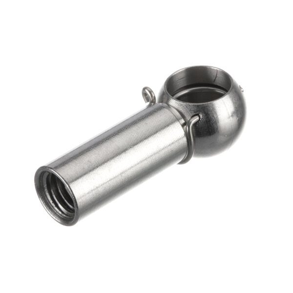 A stainless steel Talsa 2595 ball joint with a hole and nut.