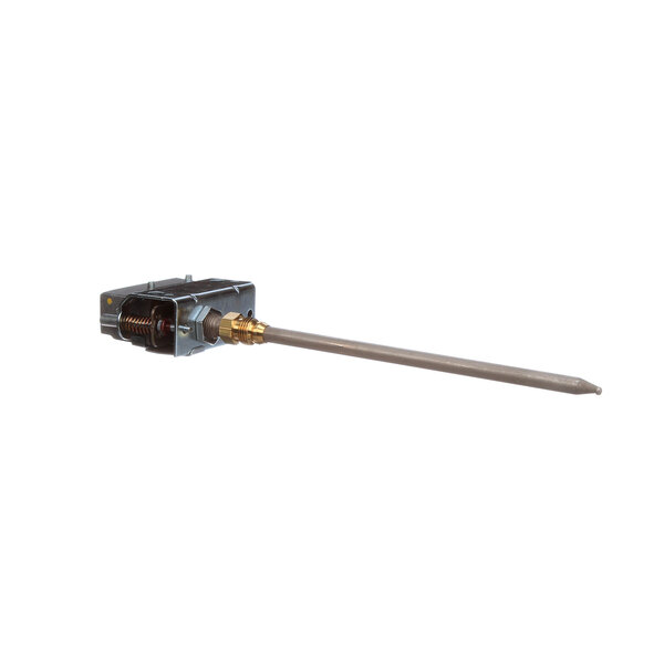 A Jackson Thermowell Kit with a long metal rod and a metal box with a wire.