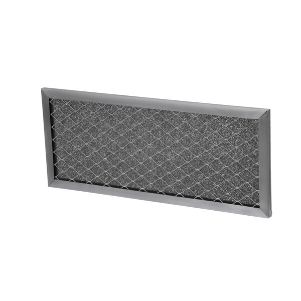 A close-up of a grey Aladdin air filter.