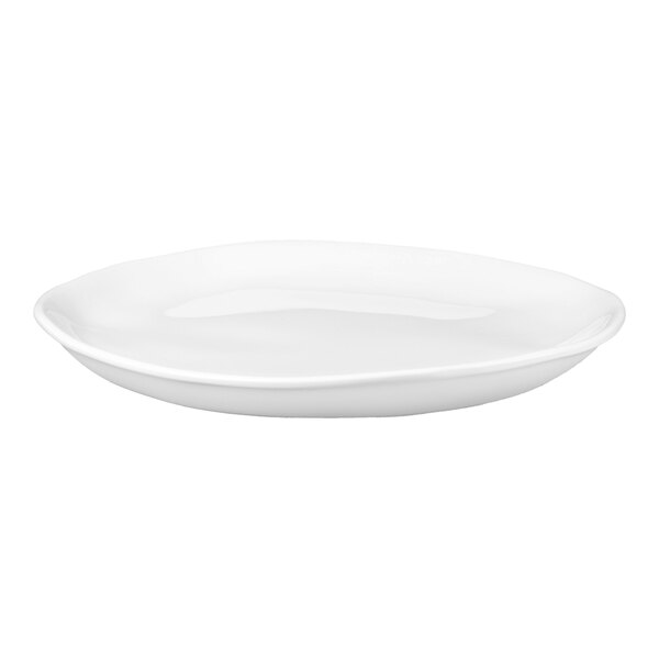 American Metalcraft Crave 11 1/8" Cloud Melamine Coupe Plate