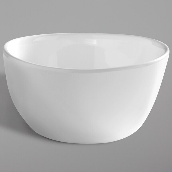 An American Metalcraft Crave melamine bouillon cup in white.