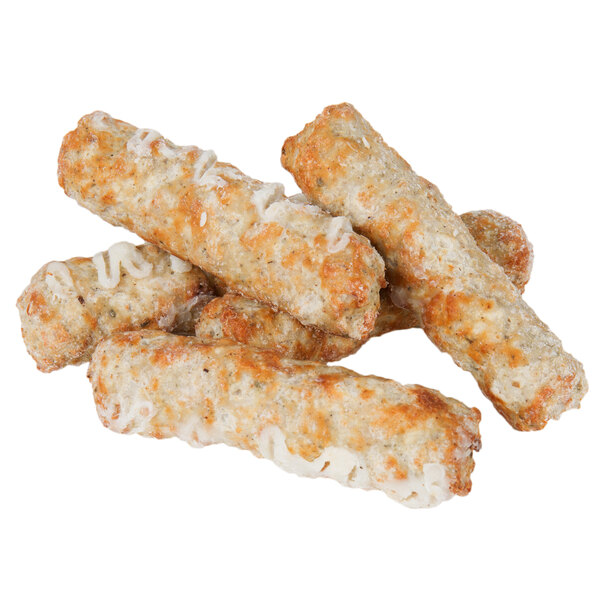 Jones Dairy Farm All Natural Skinless Sausage Links in a pile on a white background.
