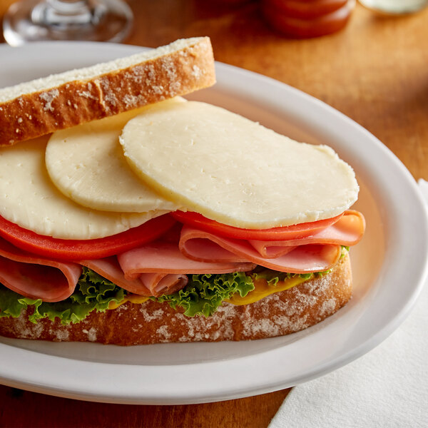 Oak Grove Dairy White Colby Longhorn Cheese 6 lb. Solid Block