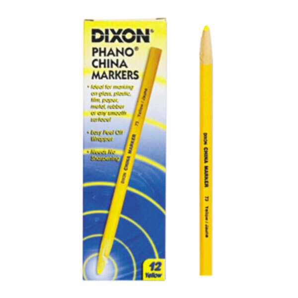 Dixon 00073 China Markers 12-Pack Yellow