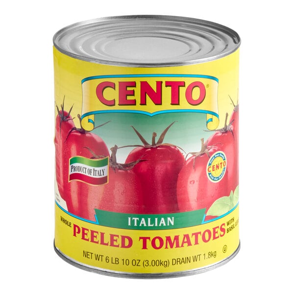 Cento #10 Italian Whole Peeled Plum Tomatoes   - 6/Case