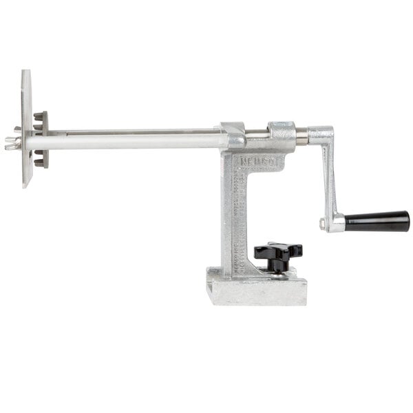 a close-up of a metal tool