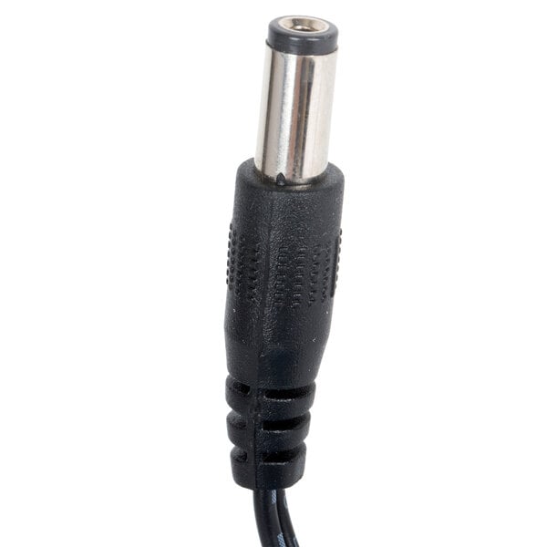 A black cable with a black plug for a Taylor digital portion control scale.