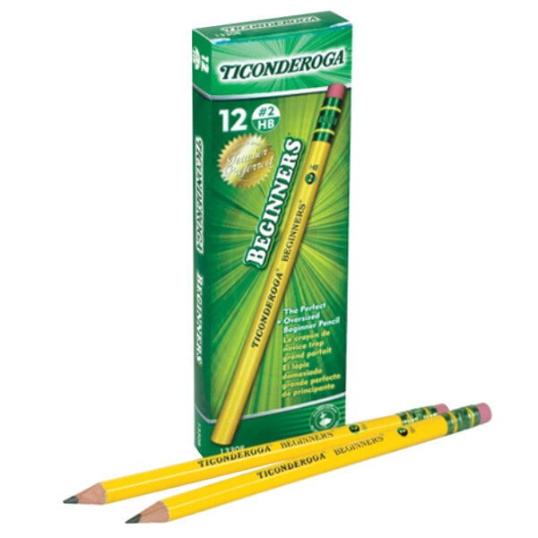 Ticonderoga Dixon 2 Pencils HB Yellow for sale online