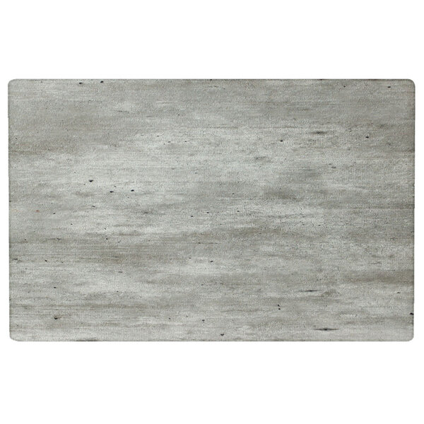 Grosfillex 99851038 32 X 48 Rectangular Granite Outdoor Molded Melamine Table Top