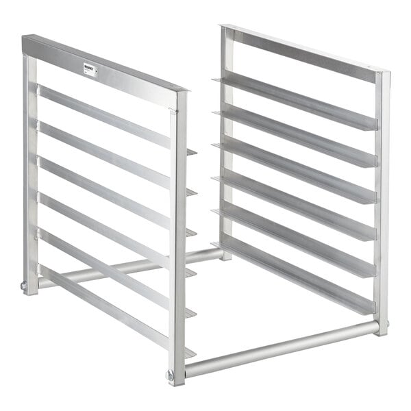 Regency Table-Mounted Aluminum Bun Pan Rack for 30" and 36" Wide Work Tables - 6 Pan Capacity