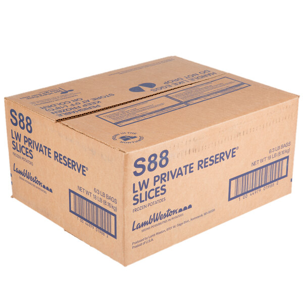 Lamb Weston 3 lb. Bag Private Reserve Sliced Potatoes 6/Case