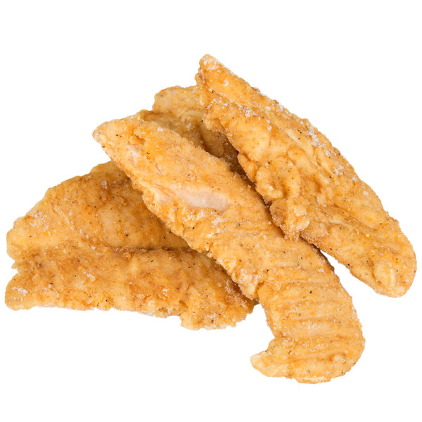 Mountain Valley Farms 10 lb. Case Uncooked Breaded Chicken Tenders