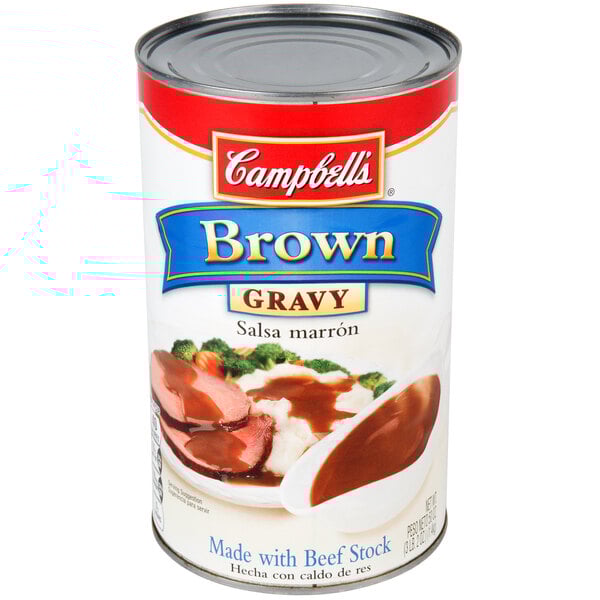 Campbell's 50 oz. Canned Brown Gravy 12/Case