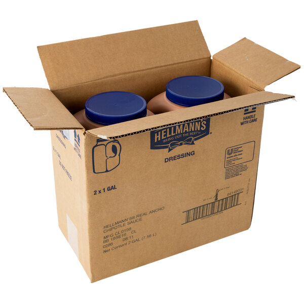Hellmann's 1 Gallon Real Ancho Chipotle Sauce 2/Case