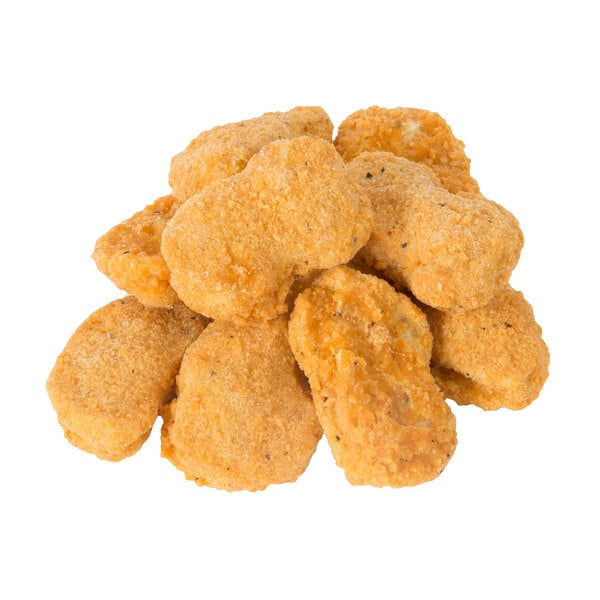 Brakebush Country Goodness 12 lb. Case Fully Cooked Breaded Chicken Nuggets