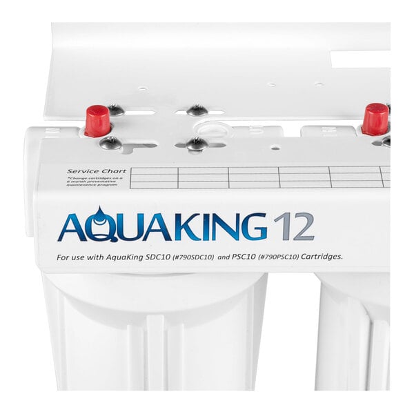 A C Pure AQUAKING12 water filtration system with dual cartridges.