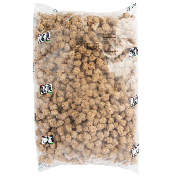 A bag of Hillshire Farm sausage crumbles.