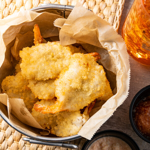 Misty Harbour 2.5 lb. Breaded Extra Jumbo Butterfly Shrimp 4/Case