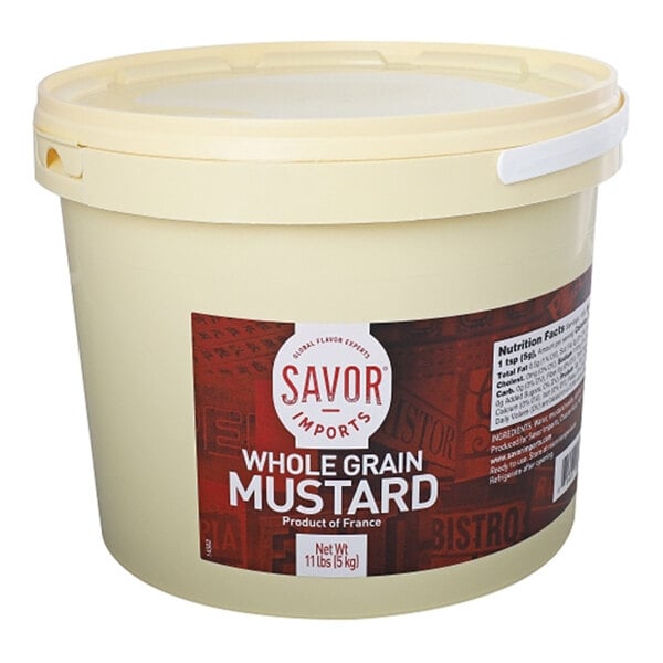 Savor Imports 11 lb. French Whole Grain Mustard