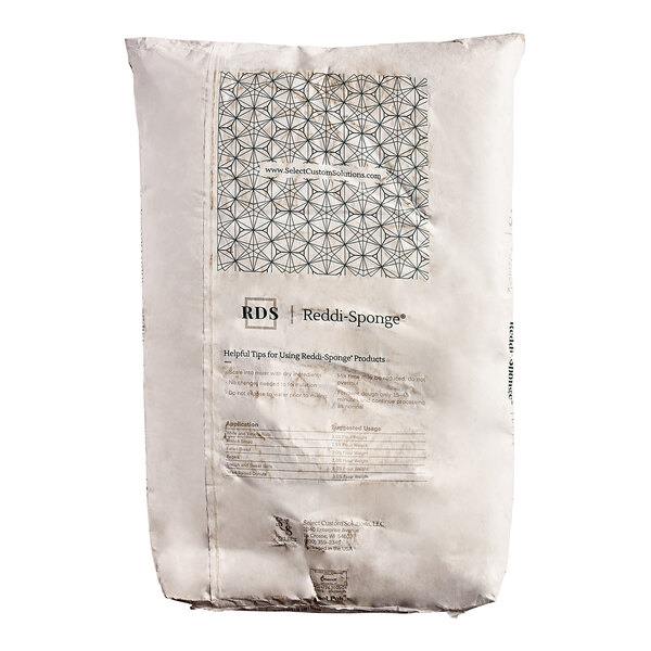 A white bag of Agropur Ingredients Reddi-Sponge Dough Developer with black and white text.