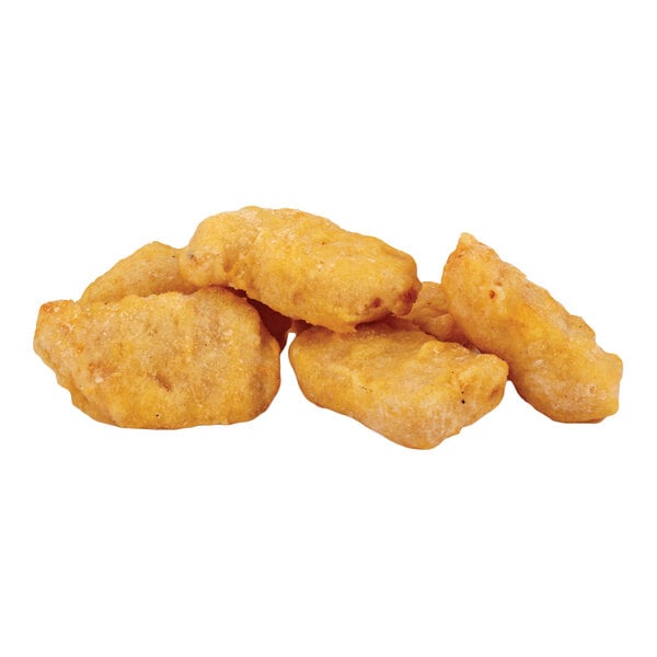 Pilgrim's 5 lb. Tempura Battered Chicken Breast Nuggets - 2/Case