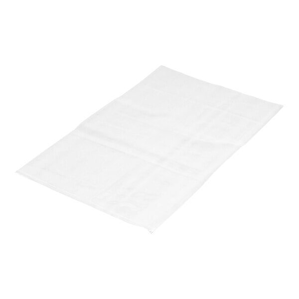 A clear, flat plastic bag displayed on a white background.