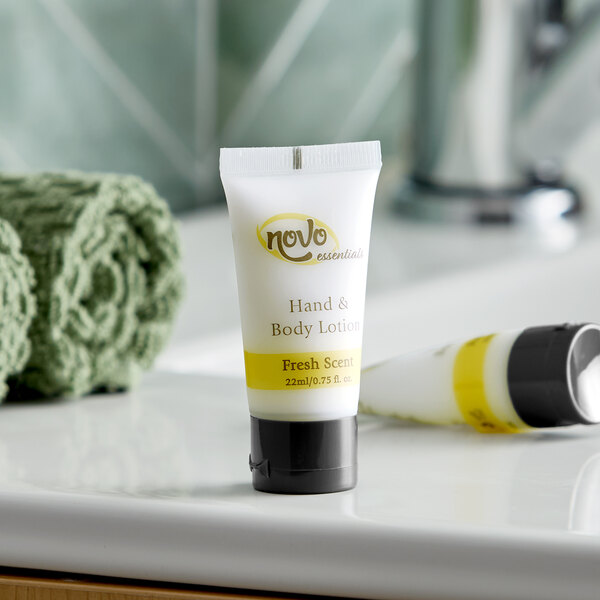 Novo Essentials 0.75 oz. Hotel and Motel Body Lotion - 288/Case