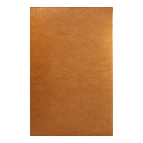 Menu Solutions BEL10B Bella Collection 5 1/2" x 11" Soft Leather-Like 1 View Booklet Menu Cover